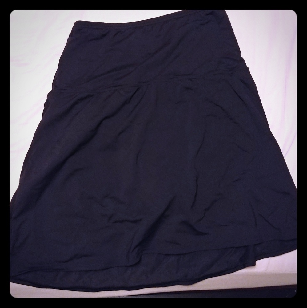 High waist swim skirt from Lands End.
